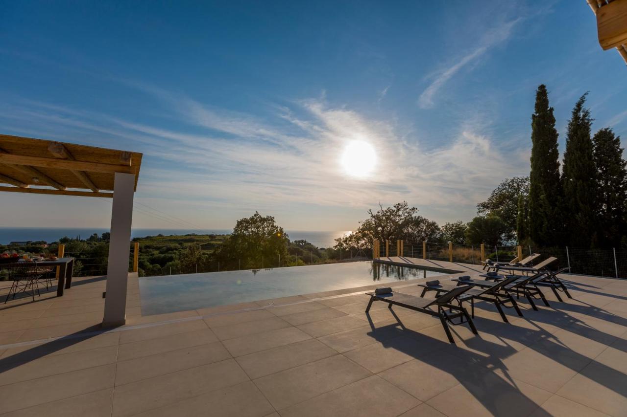 Exclusive Sea View Villa Madelaine Spartia  Exterior photo