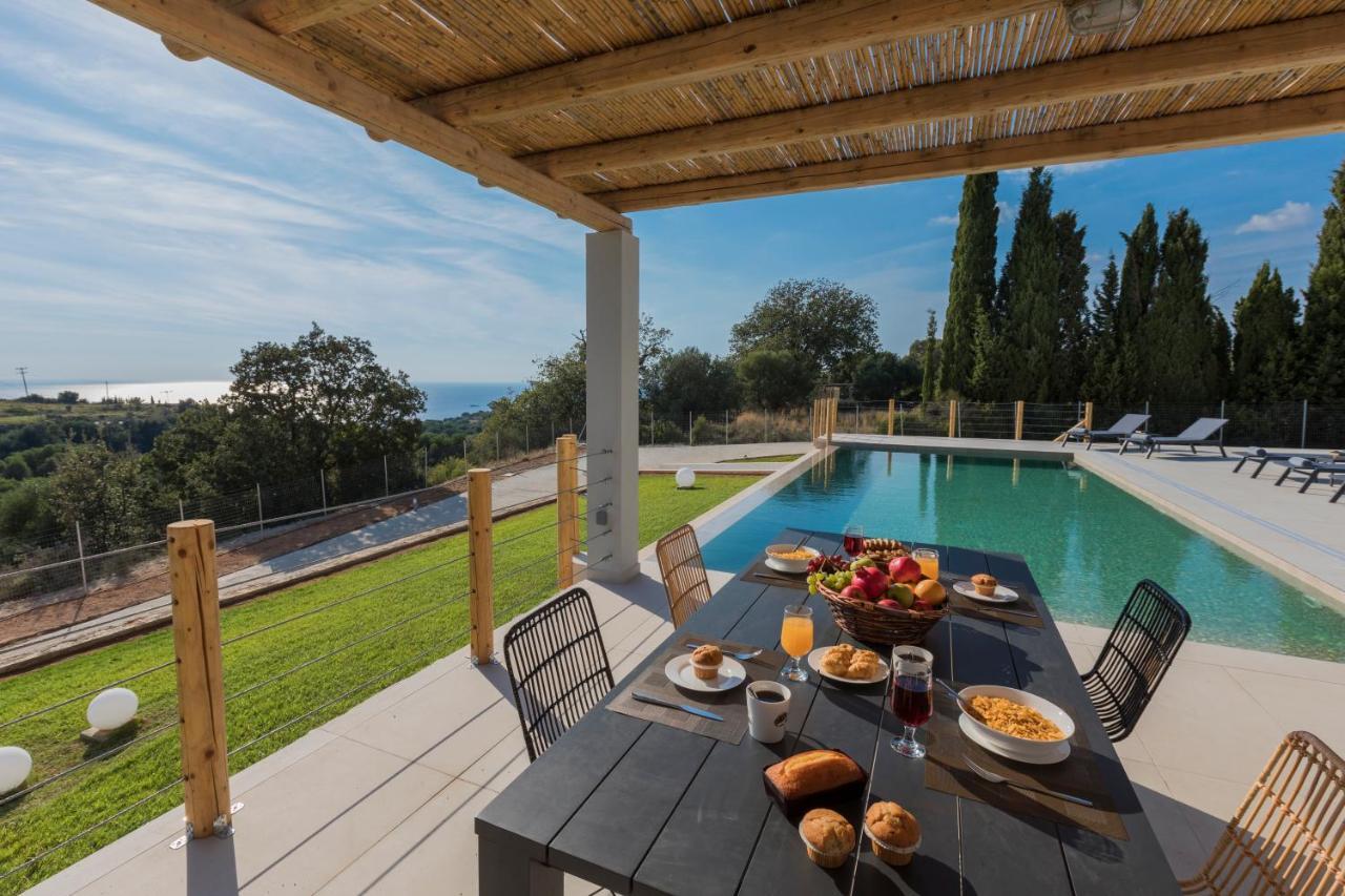 Exclusive Sea View Villa Madelaine Spartia  Exterior photo