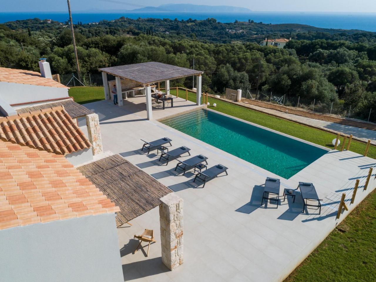 Exclusive Sea View Villa Madelaine Spartia  Exterior photo